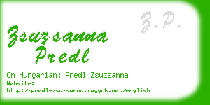 zsuzsanna predl business card